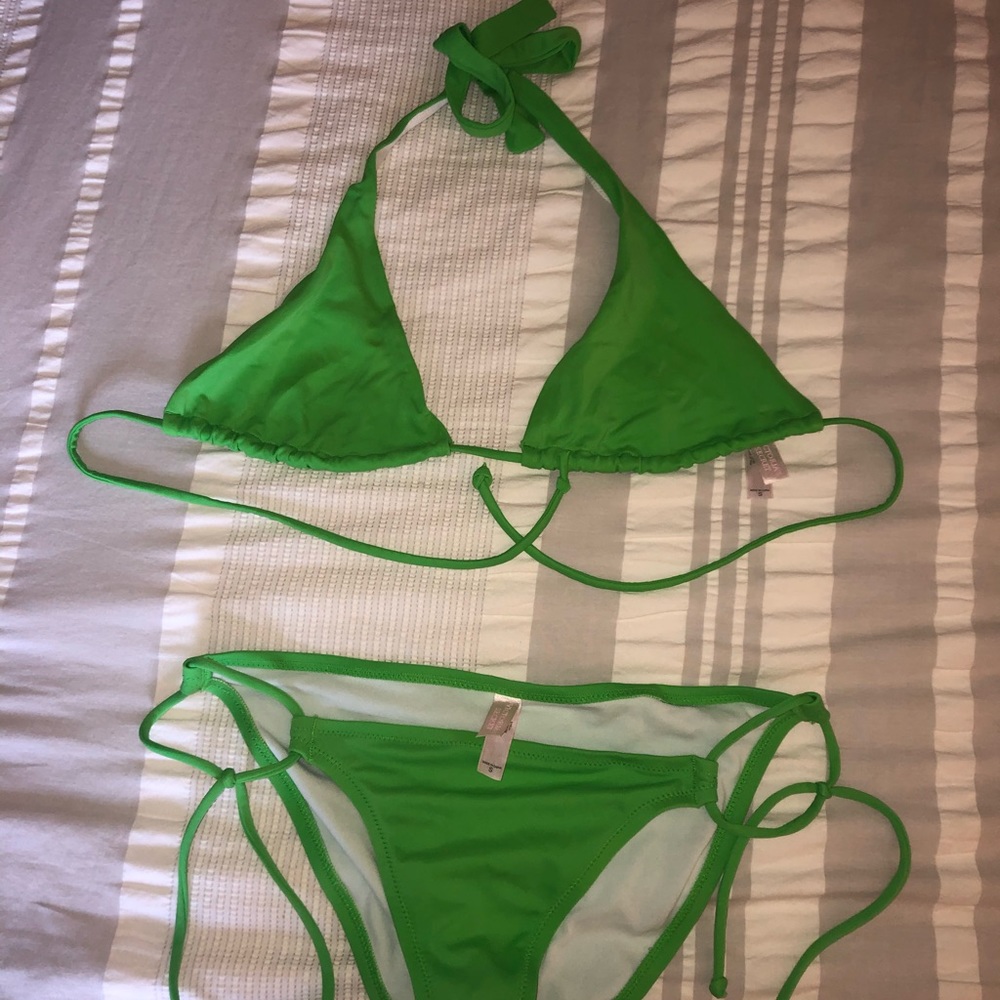 Pink swimsuits